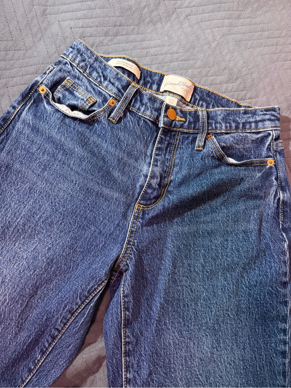 Women's Universal Thread High Rise Bootcut Jeans Size 0/25R - Picture 3 of 4